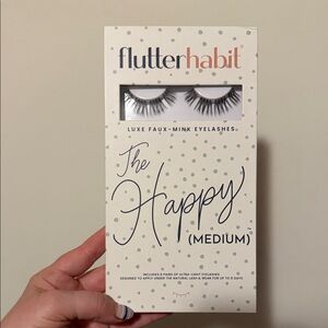 FlutterHabit Happy Medium Luxe Faux Mink Eyelashes